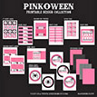 Happy Pinkoween (Pink + Halloween) Printable Party Collection - Instant Download